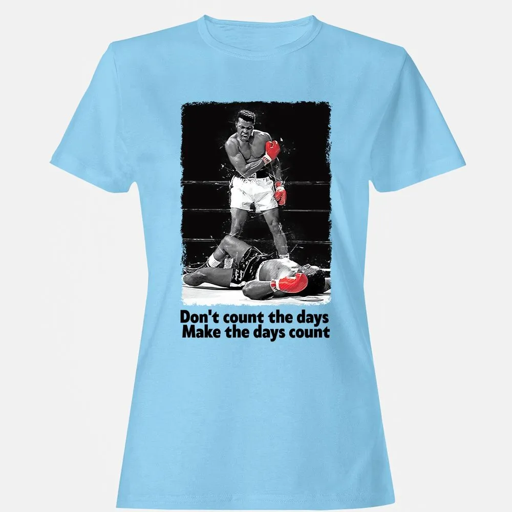 Women's T-Shirt - KDTP9XAW - Light Blue - 8