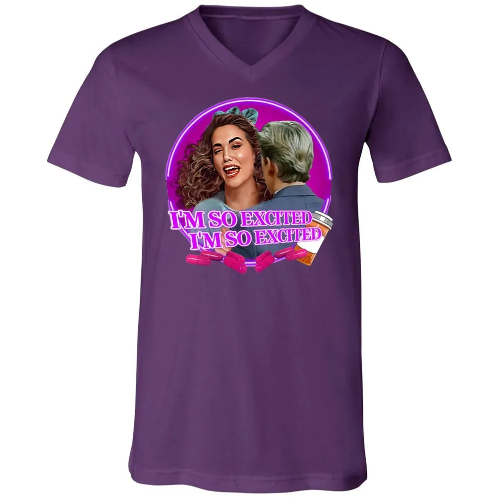 Unisex V-Neck T-Shirt - KUCZW25H - Team Purple - 2
