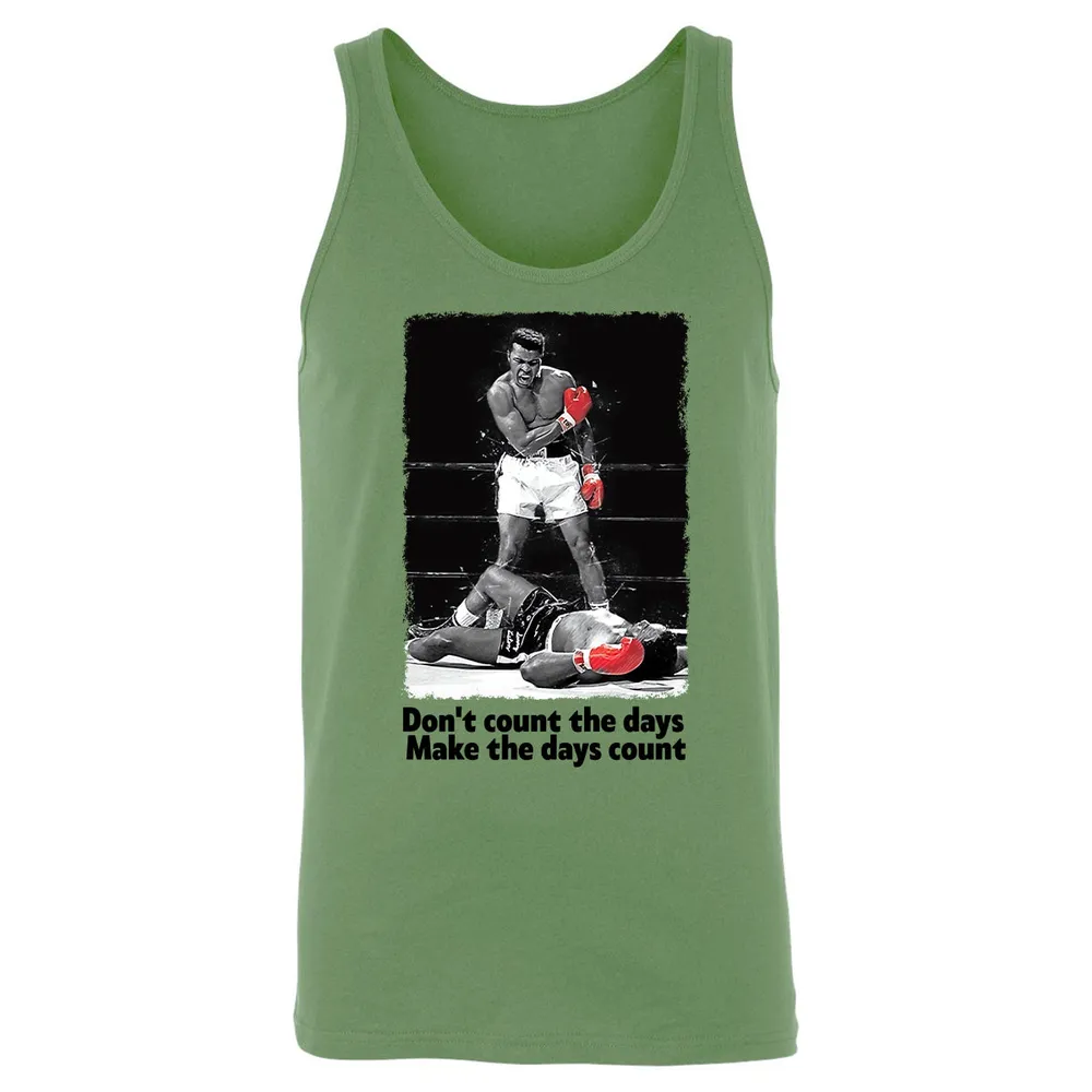 Don't count the days - Make the days count Unisex Jersey Tank - 10