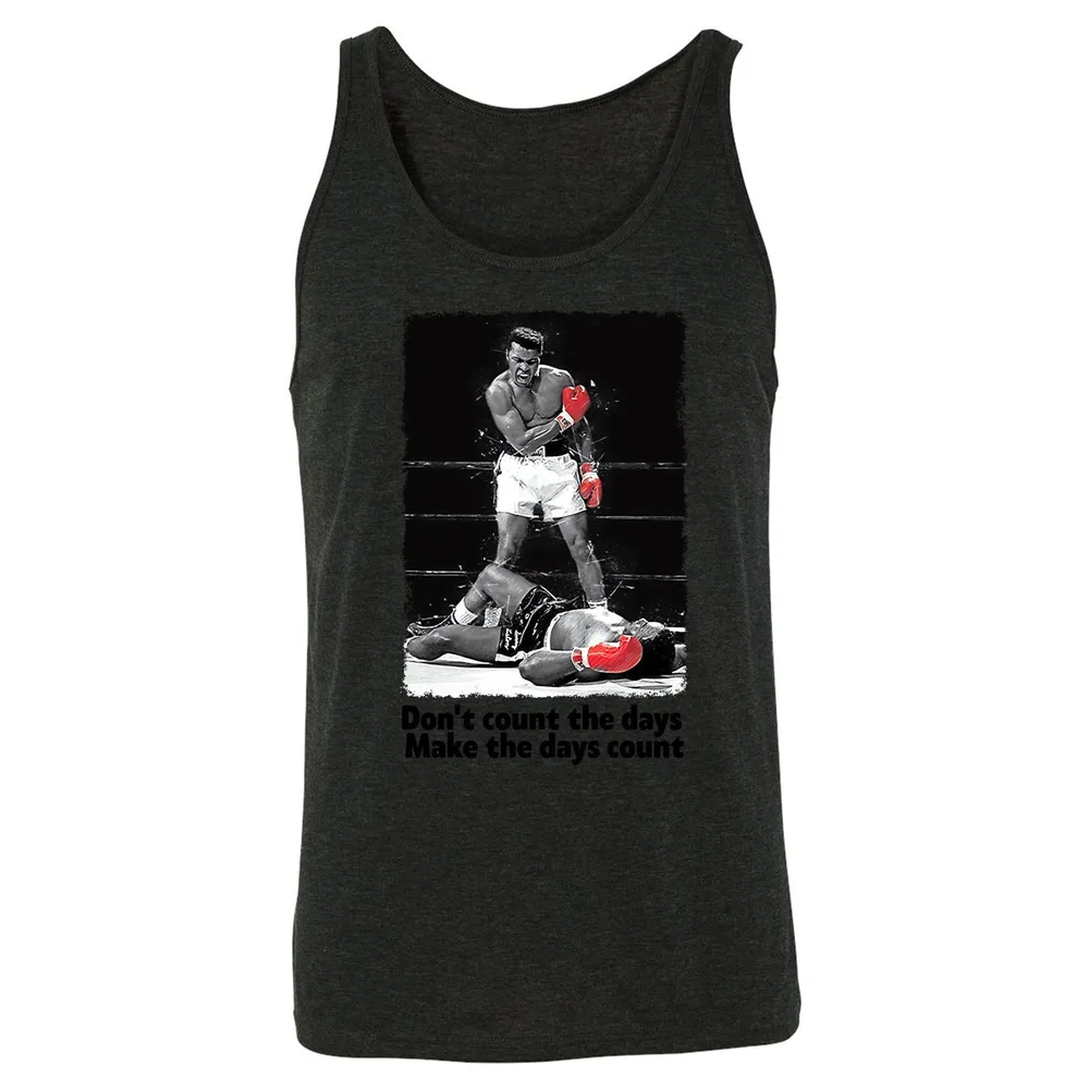 Don't count the days - Make the days count Unisex Jersey Tank - 5