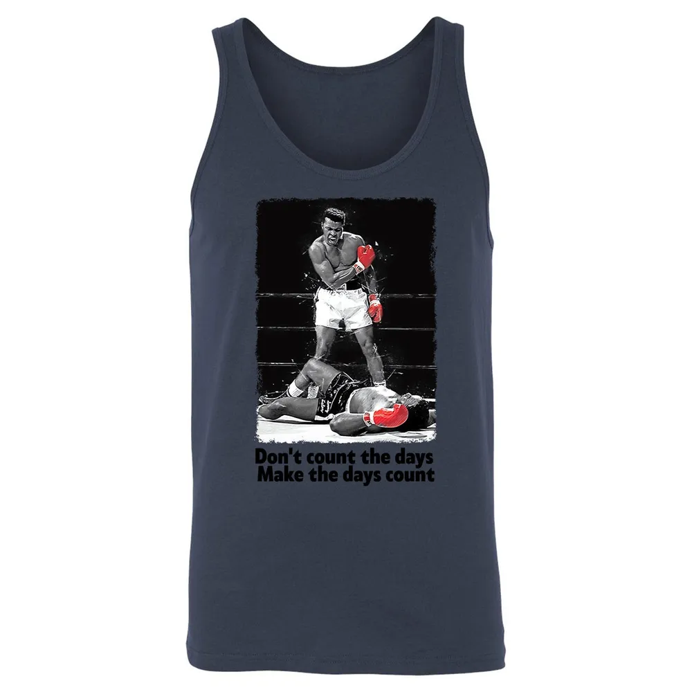 Don't count the days - Make the days count Unisex Jersey Tank - 8