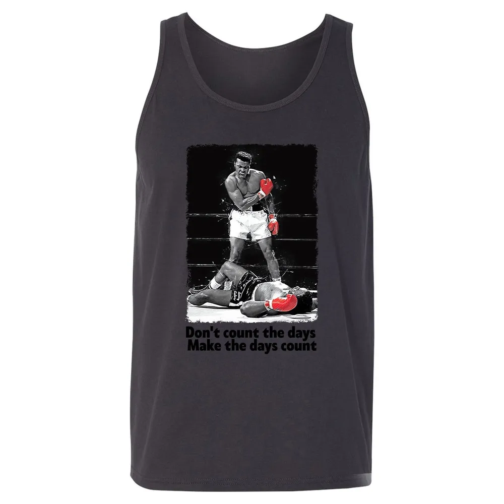 Don't count the days - Make the days count Unisex Jersey Tank - 7