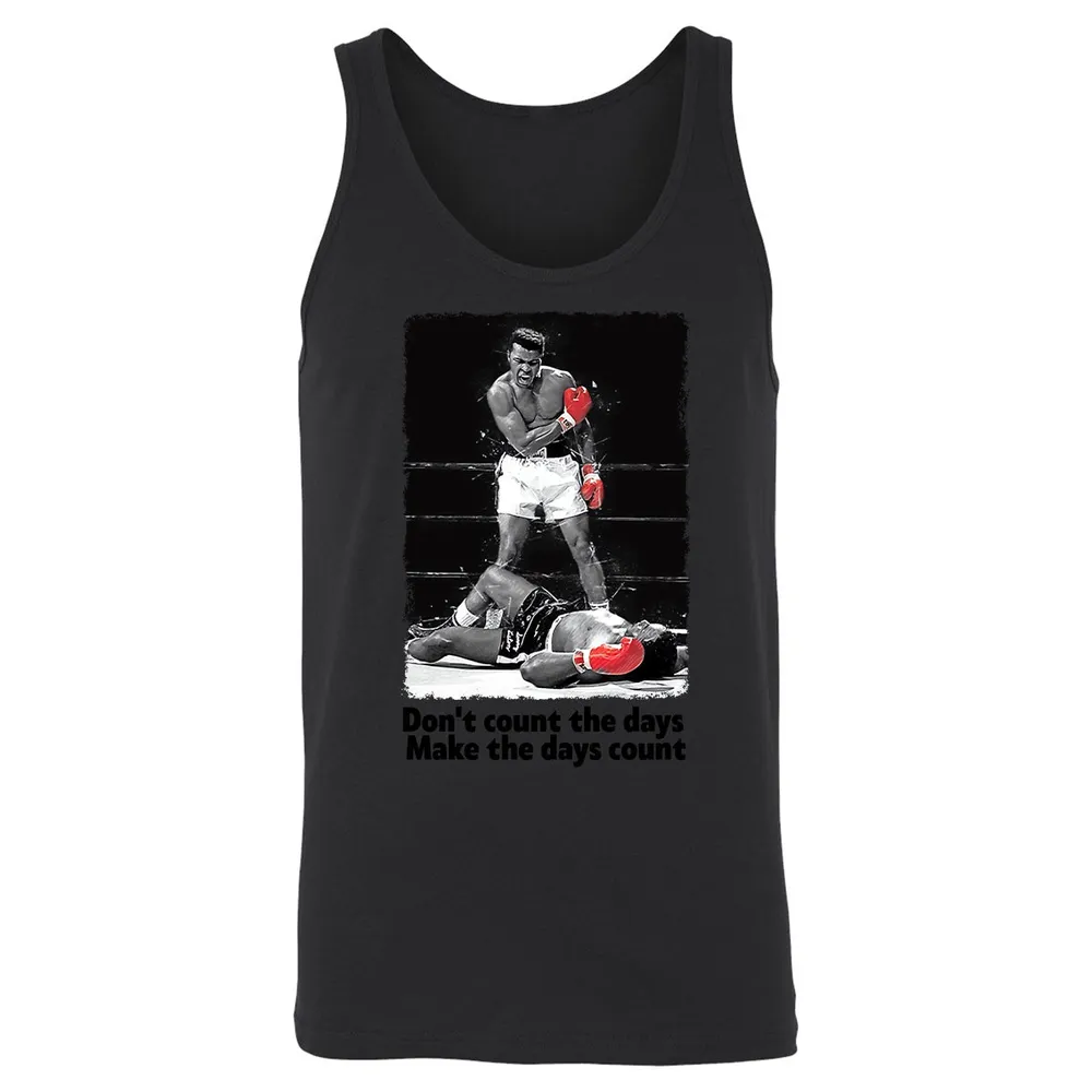 Don't count the days - Make the days count Unisex Jersey Tank - 14