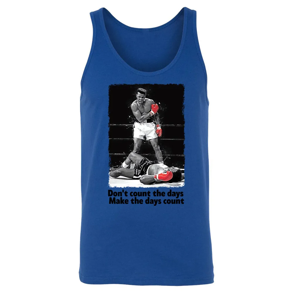 Don't count the days - Make the days count Unisex Jersey Tank - 13