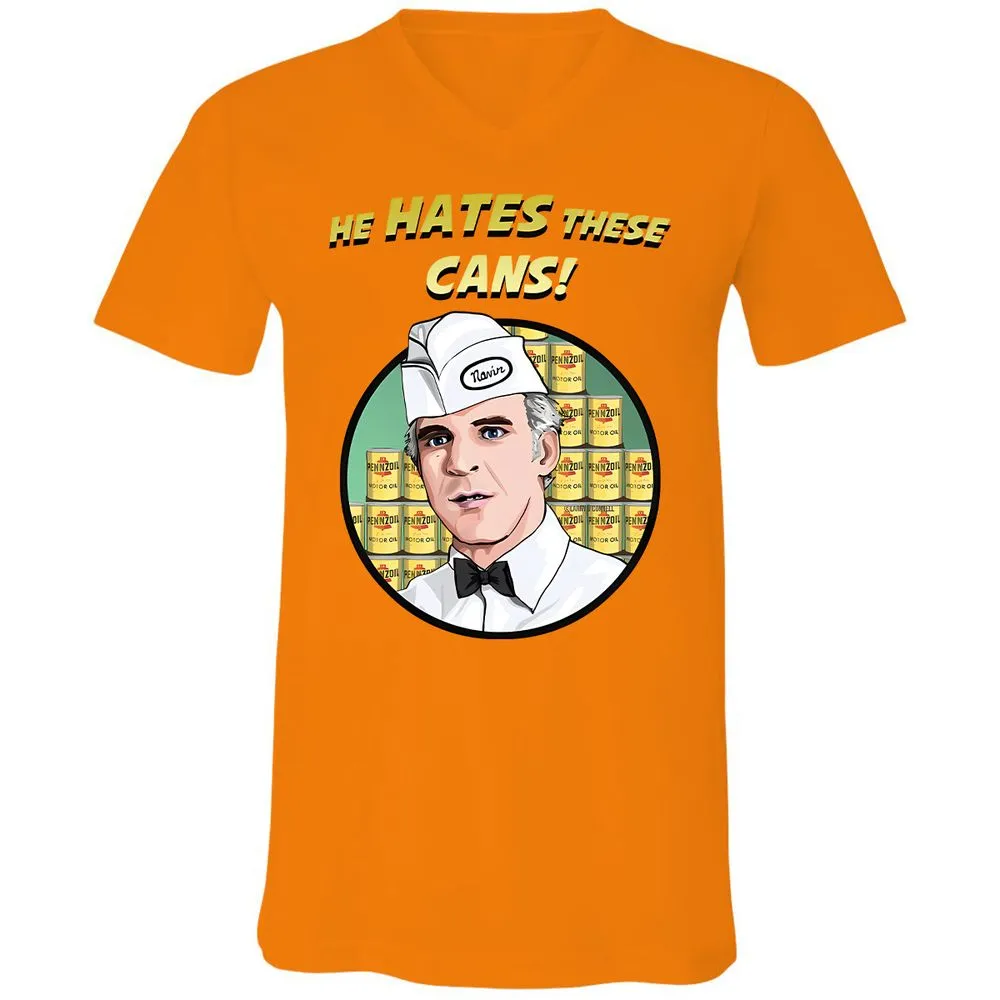 Unisex V-Neck T-Shirt - JFVSEY6M - Orange - 11