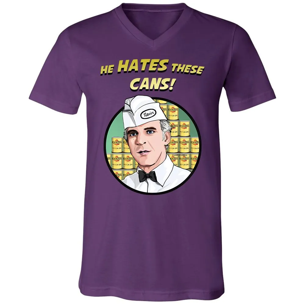 Unisex V-Neck T-Shirt - JFVSEY6M - Team Purple - 2
