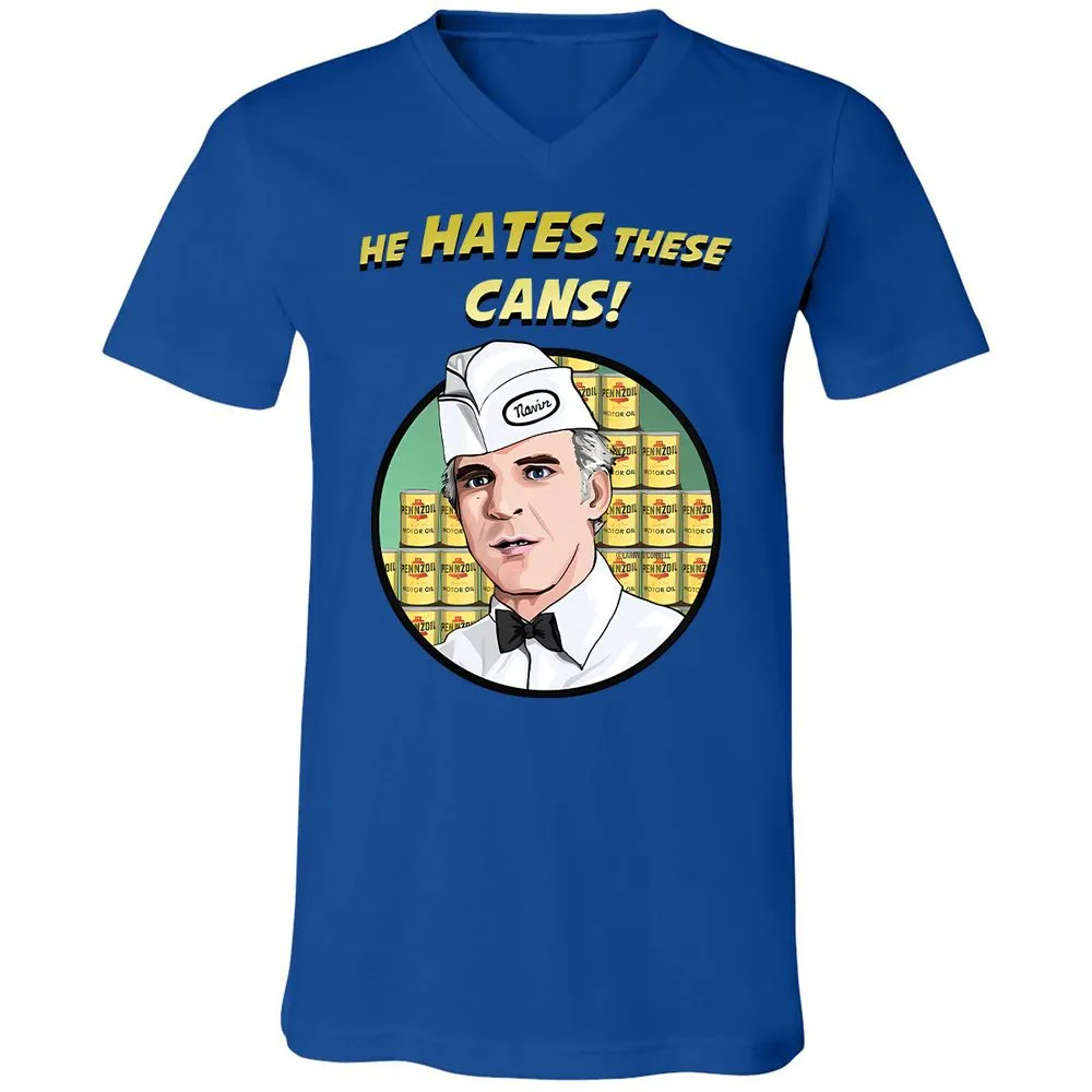 Unisex V-Neck T-Shirt - JFVSEY6M - True Royal - 4
