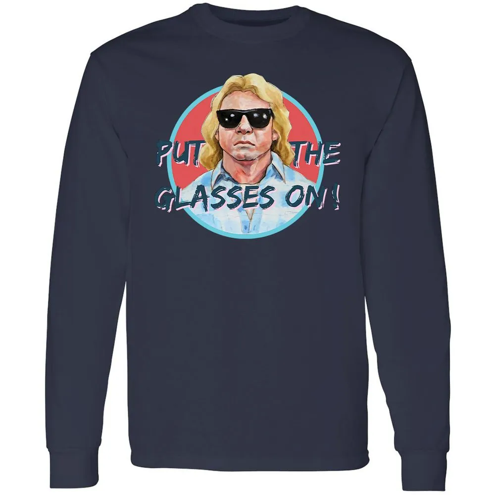 Long Sleeve T-Shirt - 8Q5HPNMN - Navy - 12