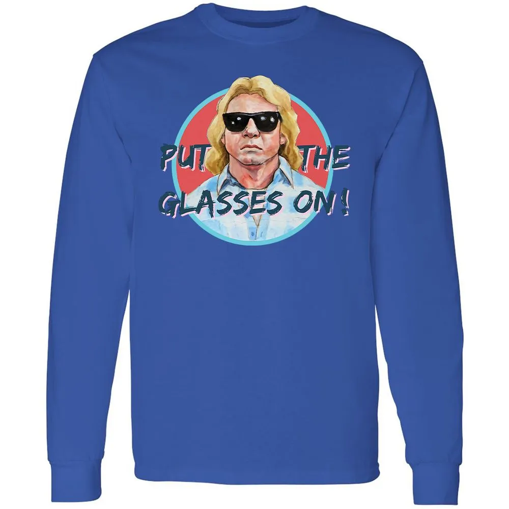 Long Sleeve T-Shirt - 8Q5HPNMN - Royal - 4