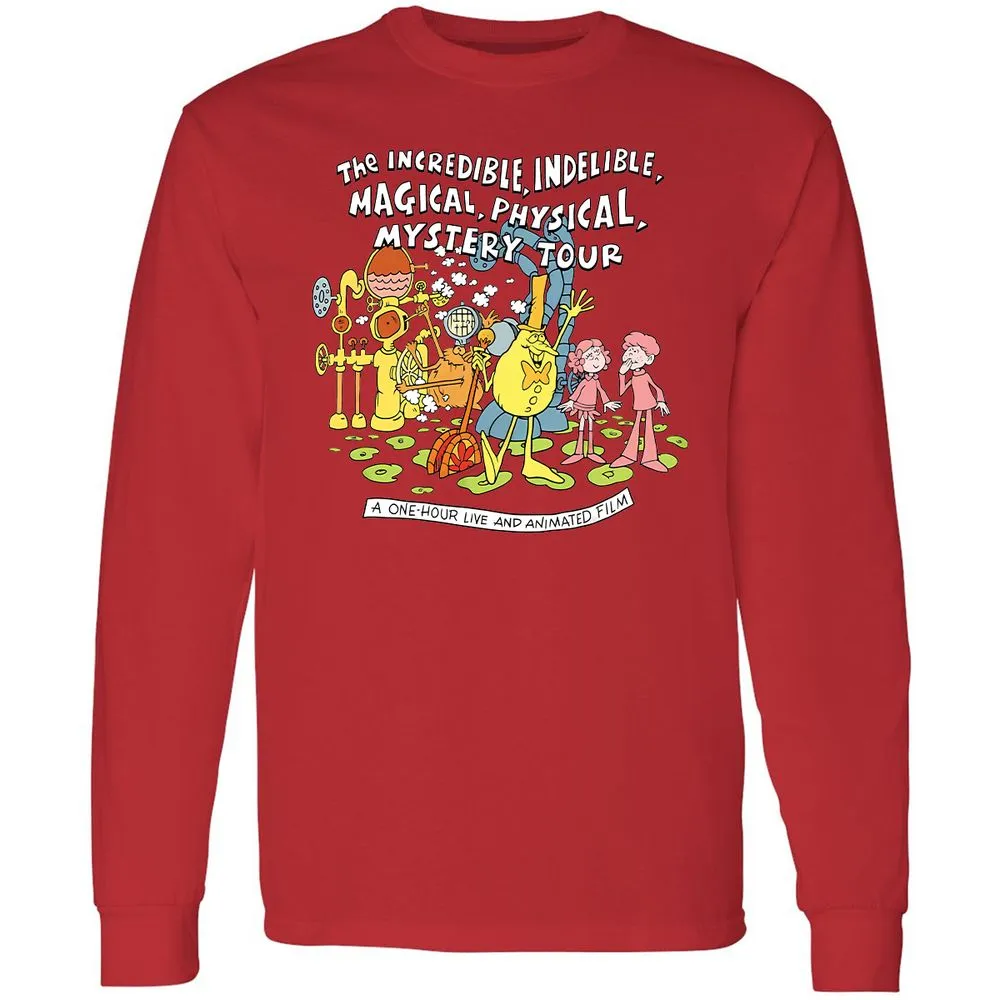 Long Sleeve T-Shirt - 9C7V5K89 - Red - 14