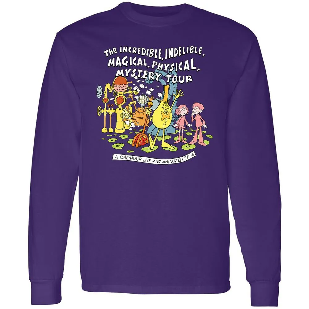 Long Sleeve T-Shirt - 9C7V5K89 - Purple - 13