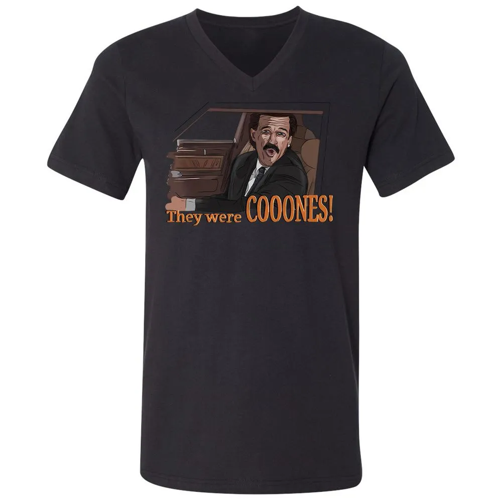 Unisex V-Neck T-Shirt - WS6JSYWS - Black - 16