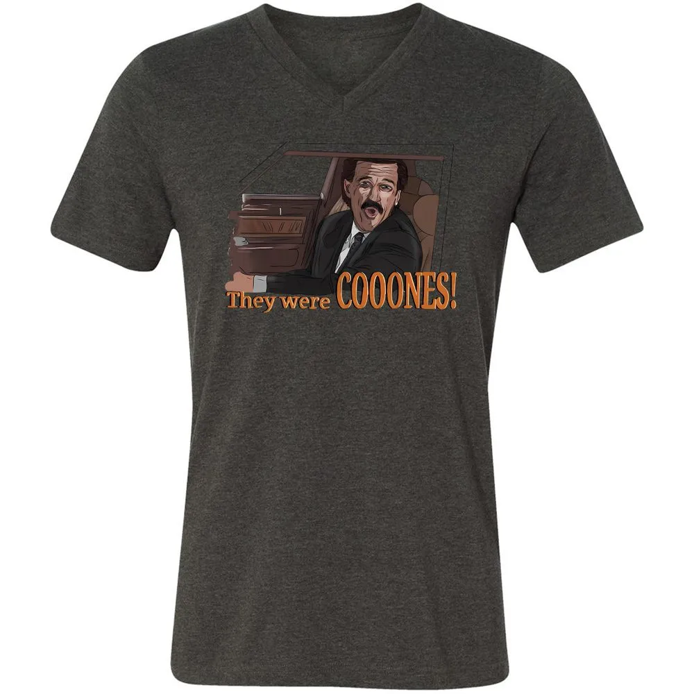 Unisex V-Neck T-Shirt - WS6JSYWS - Dark Grey Heather - 8