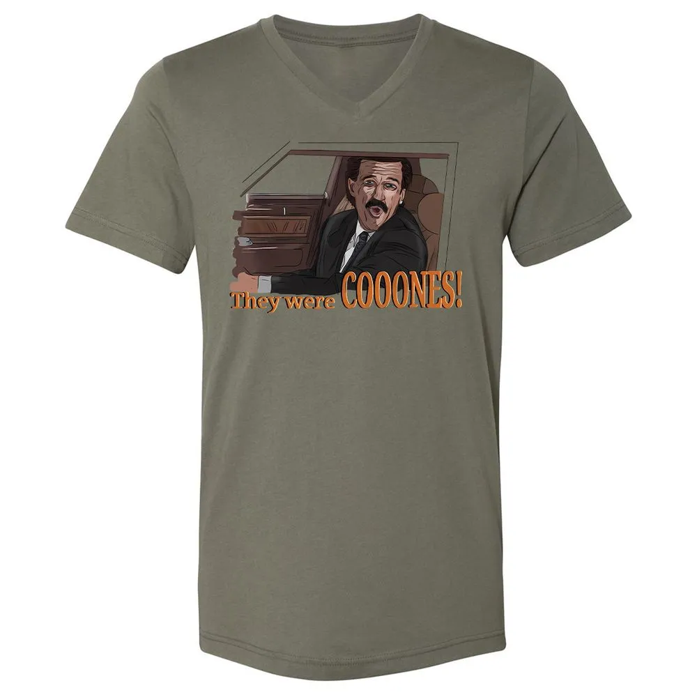 Unisex V-Neck T-Shirt - WS6JSYWS - Military Green - 10