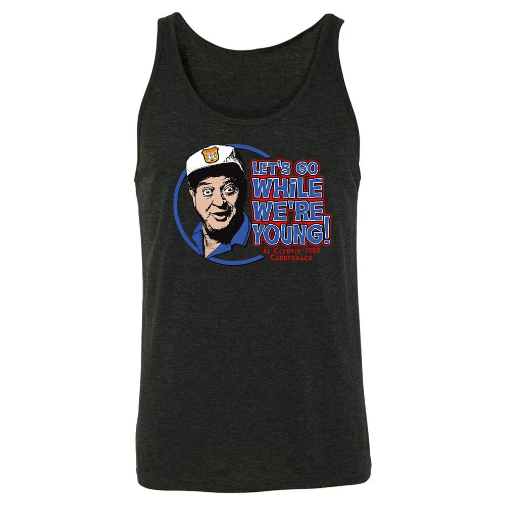 Unisex Jersey Tank - F43CMLDG - Charcoal Black Triblend - 5