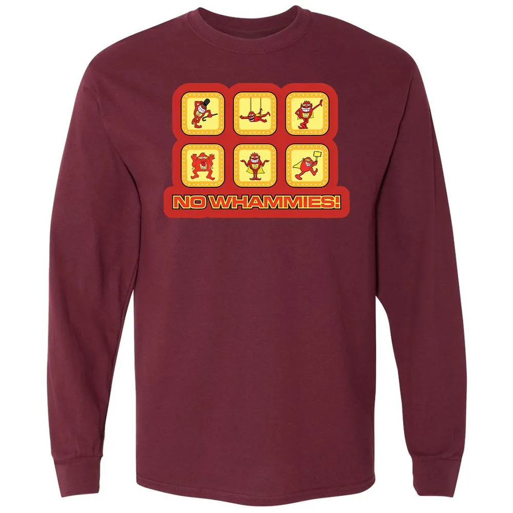 Long Sleeve T-Shirt - 4DPNY7YK - Maroon - 11