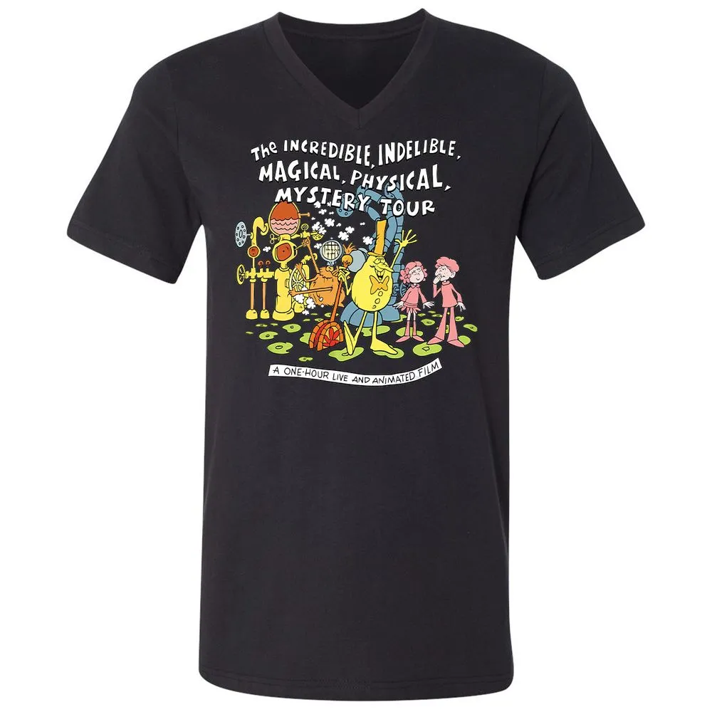 Unisex V-Neck T-Shirt - FS4GFKY3 - Black - 16
