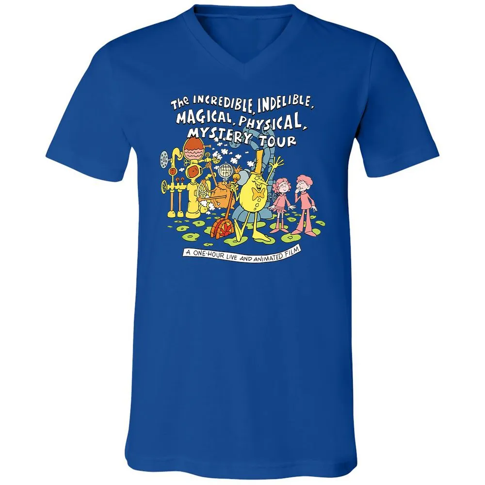 Unisex V-Neck T-Shirt - FS4GFKY3 - True Royal - 4