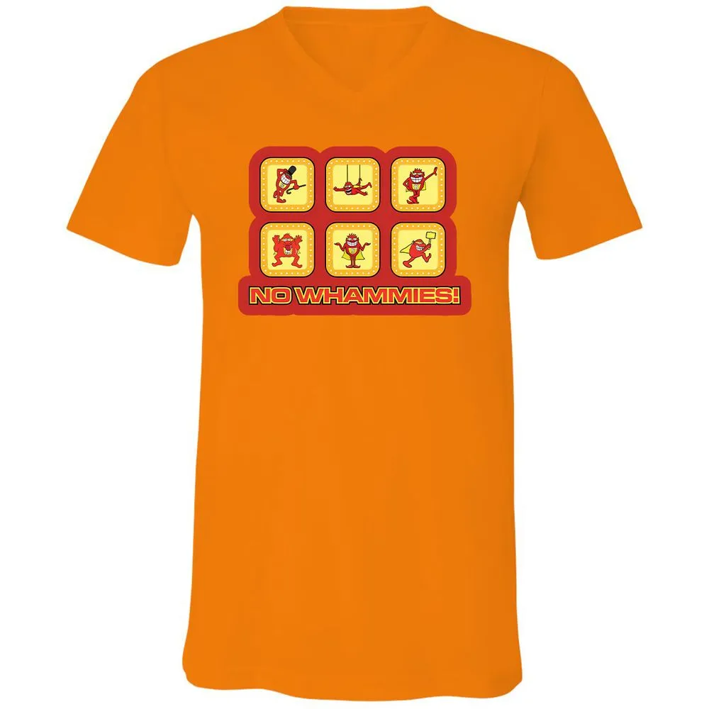 Unisex V-Neck T-Shirt - U3CUMYB6 - Orange - 11