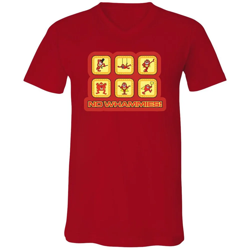 Unisex V-Neck T-Shirt - U3CUMYB6 - Red - 3