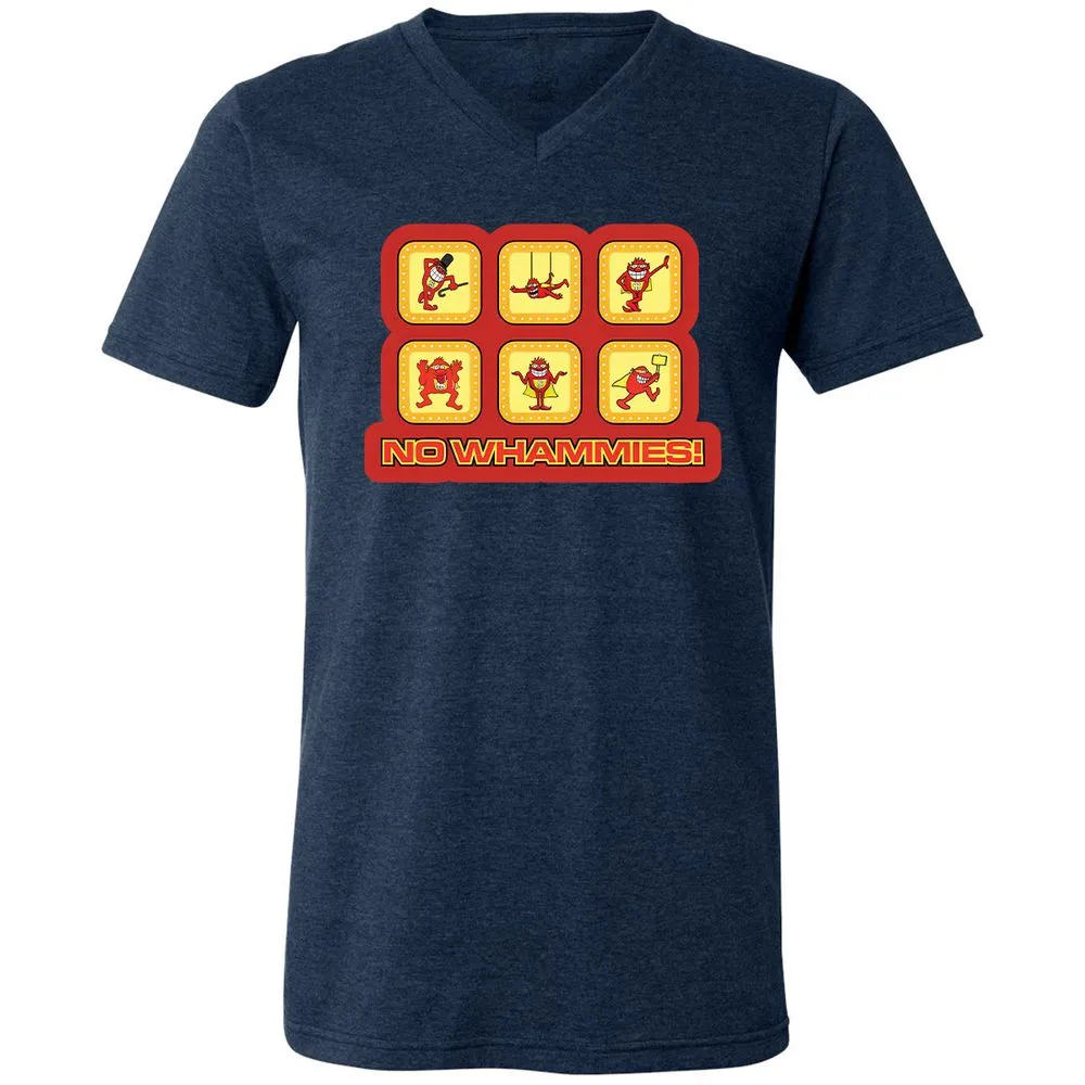 Unisex V-Neck T-Shirt - U3CUMYB6 - Heather Navy - 15