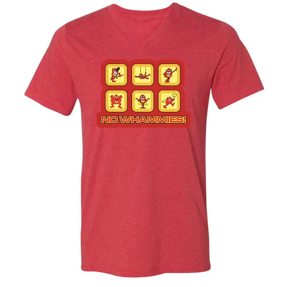 Unisex V-Neck T-Shirt - U3CUMYB6 - Heather Red - 5