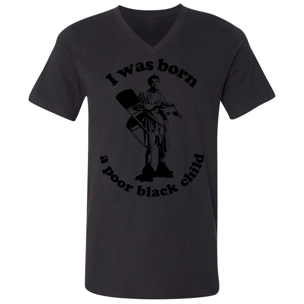 Unisex V-Neck T-Shirt - 2PWJ2PJM - Black - 16