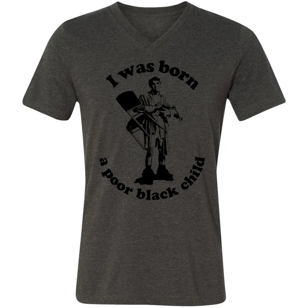 Unisex V-Neck T-Shirt - 2PWJ2PJM - Dark Grey Heather - 8