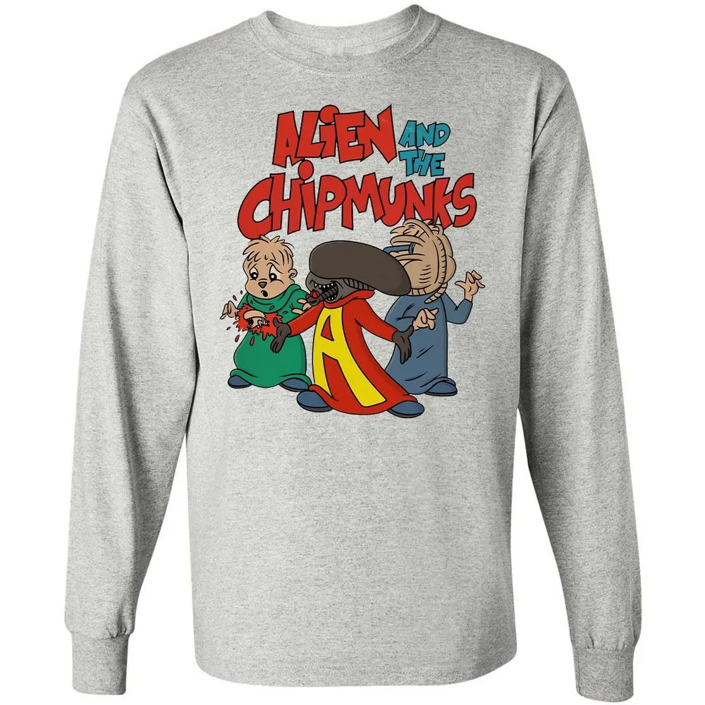 Long Sleeve T-Shirt - AAHAAXPM - Ash - 5