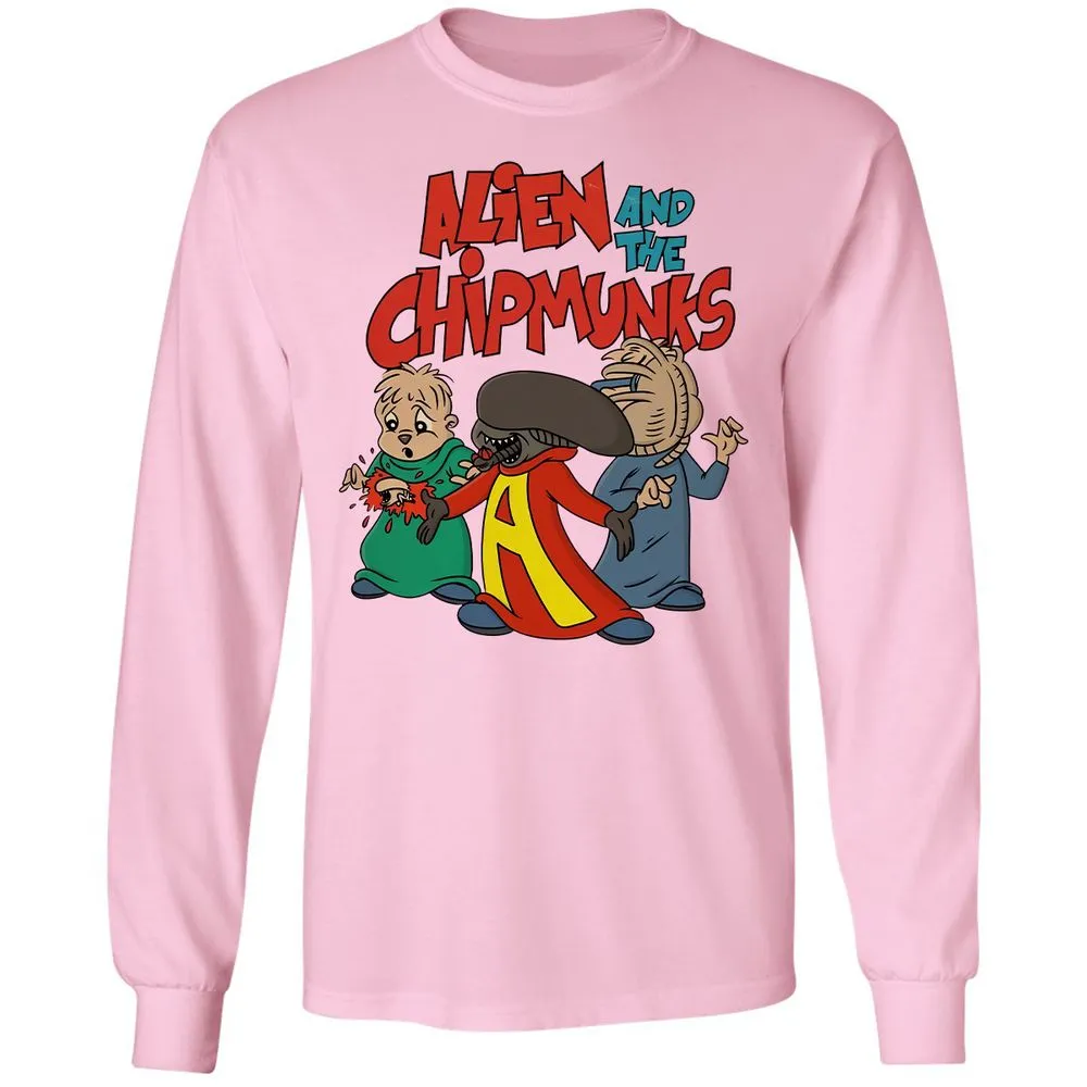 Long Sleeve T-Shirt - AAHAAXPM - Light Pink - 3