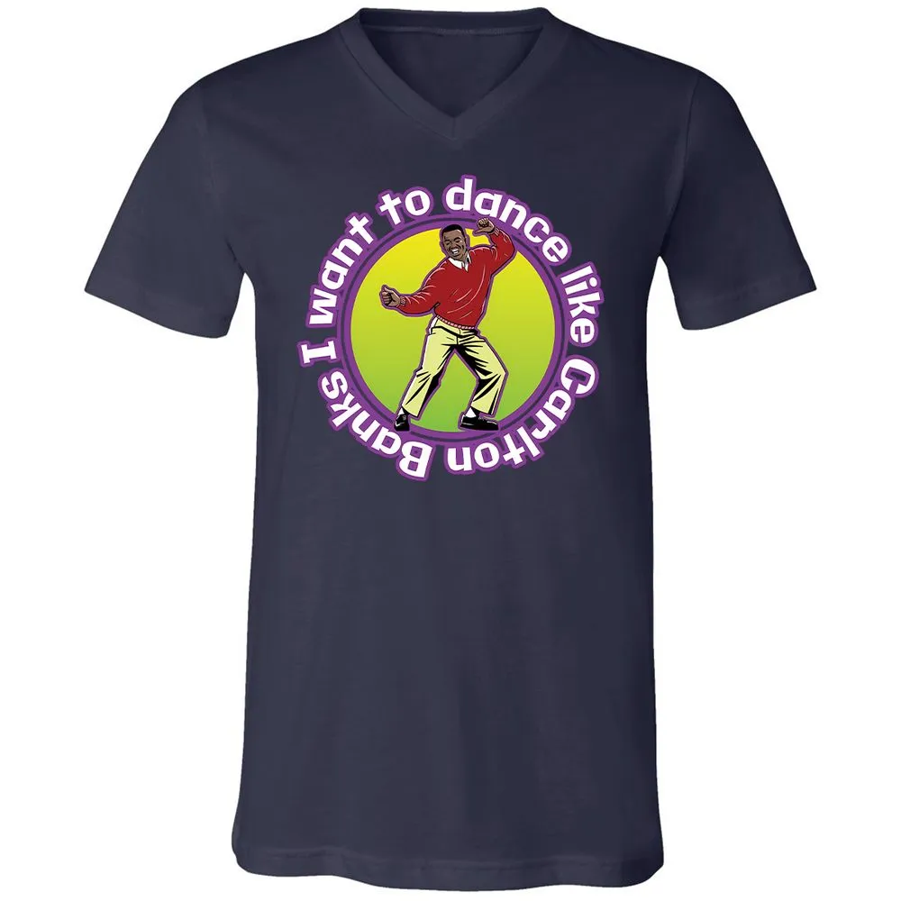 Unisex V-Neck T-Shirt - MVUTX6N8 - Navy - 9