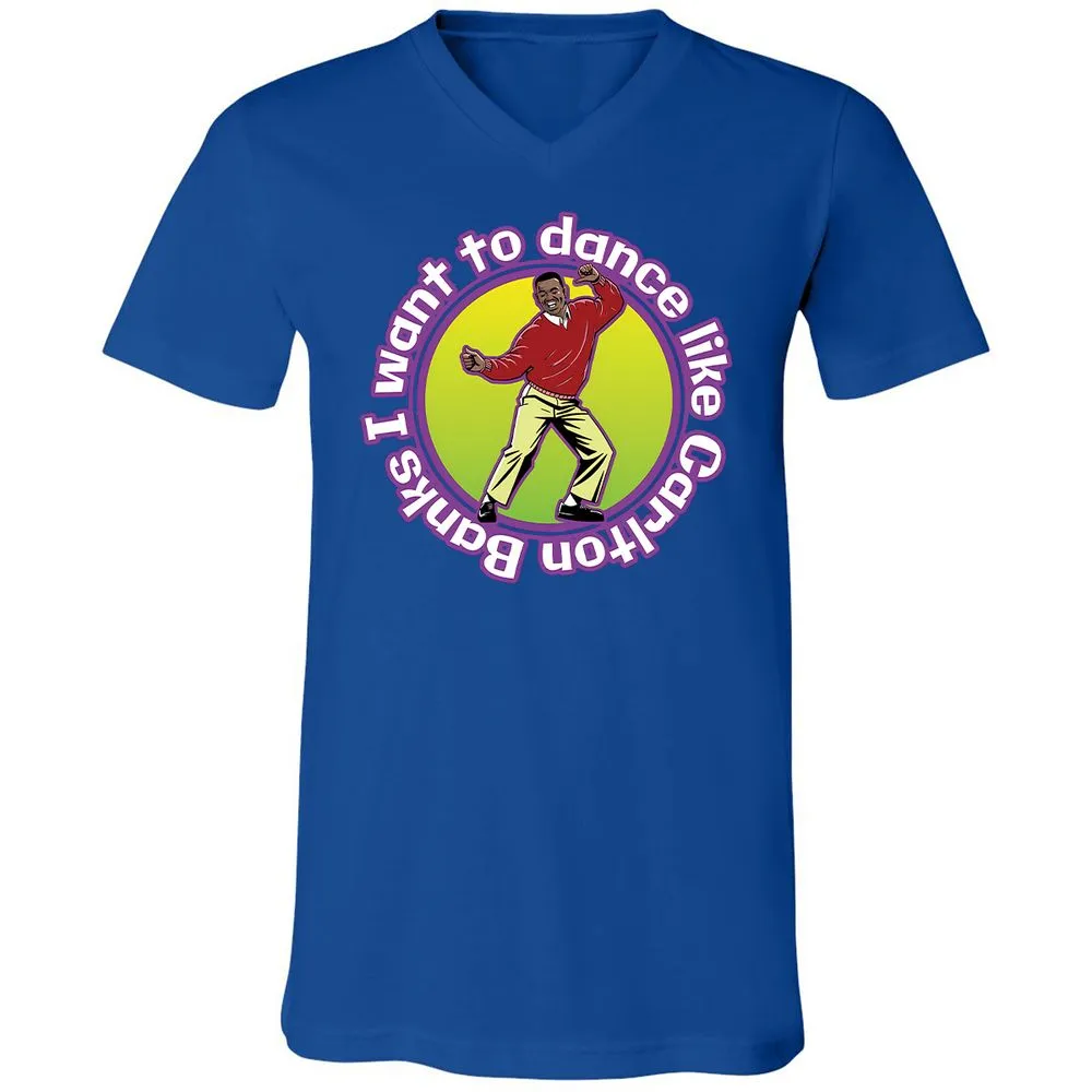 Unisex V-Neck T-Shirt - MVUTX6N8 - True Royal - 4