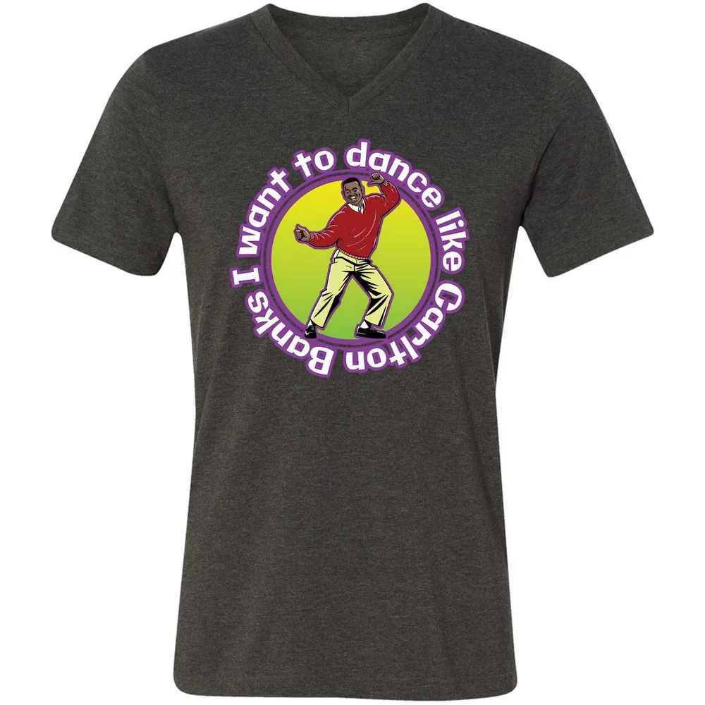 Unisex V-Neck T-Shirt - MVUTX6N8 - Dark Grey Heather - 8