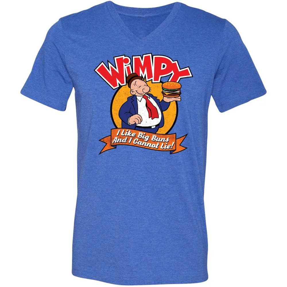 Unisex V-Neck T-Shirt - XCSNX7C6 - Heather True Royal - 14