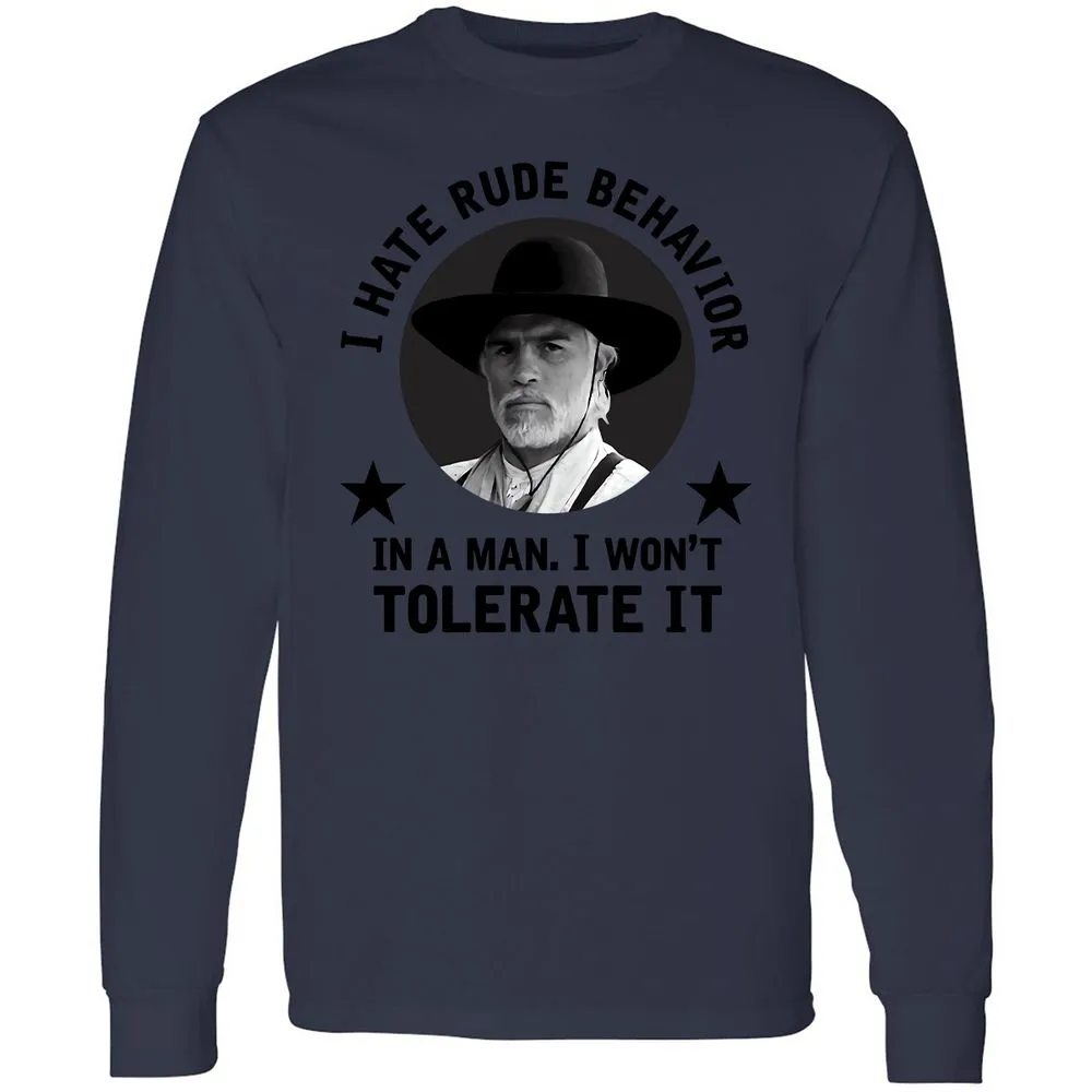 Long Sleeve T-Shirt - BQ9DNZ4N - Navy - 12