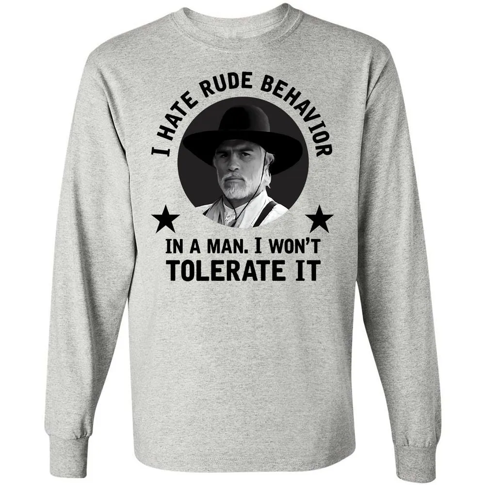 Long Sleeve T-Shirt - BQ9DNZ4N - Ash - 5