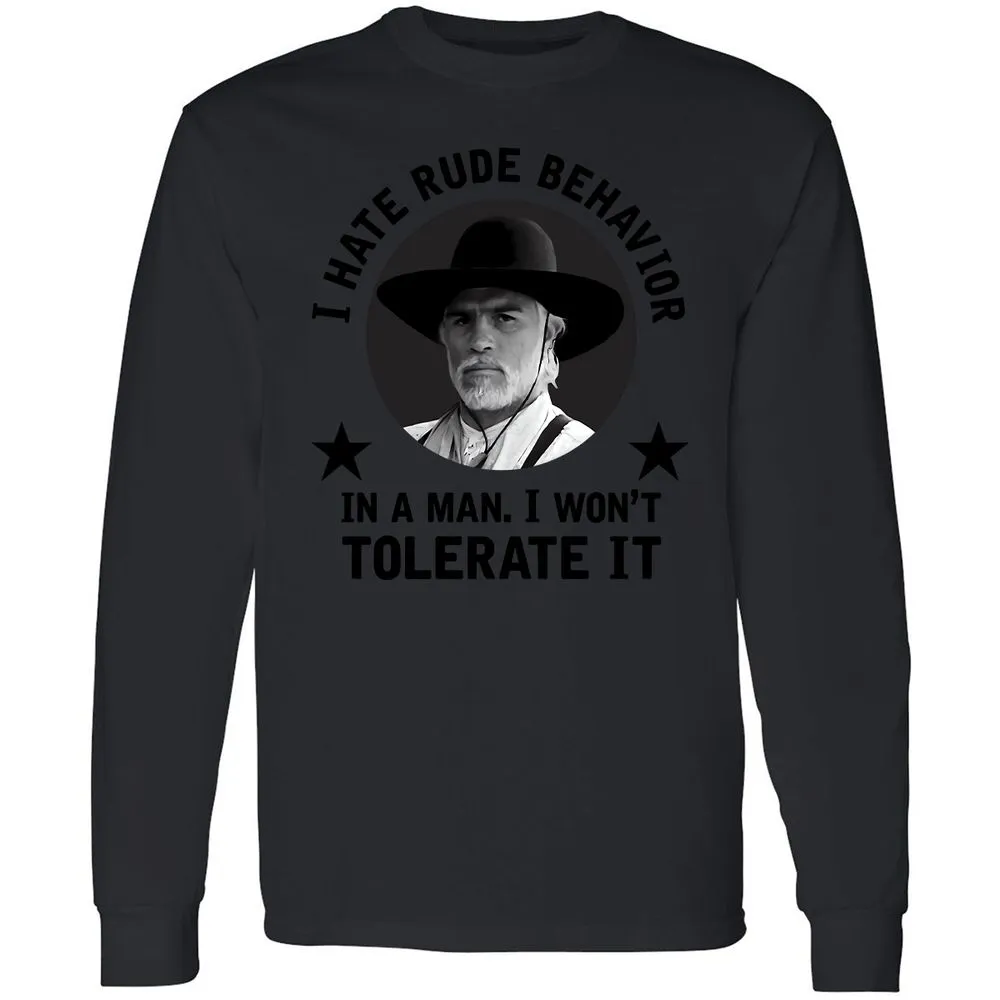 Long Sleeve T-Shirt - BQ9DNZ4N - Black - 16