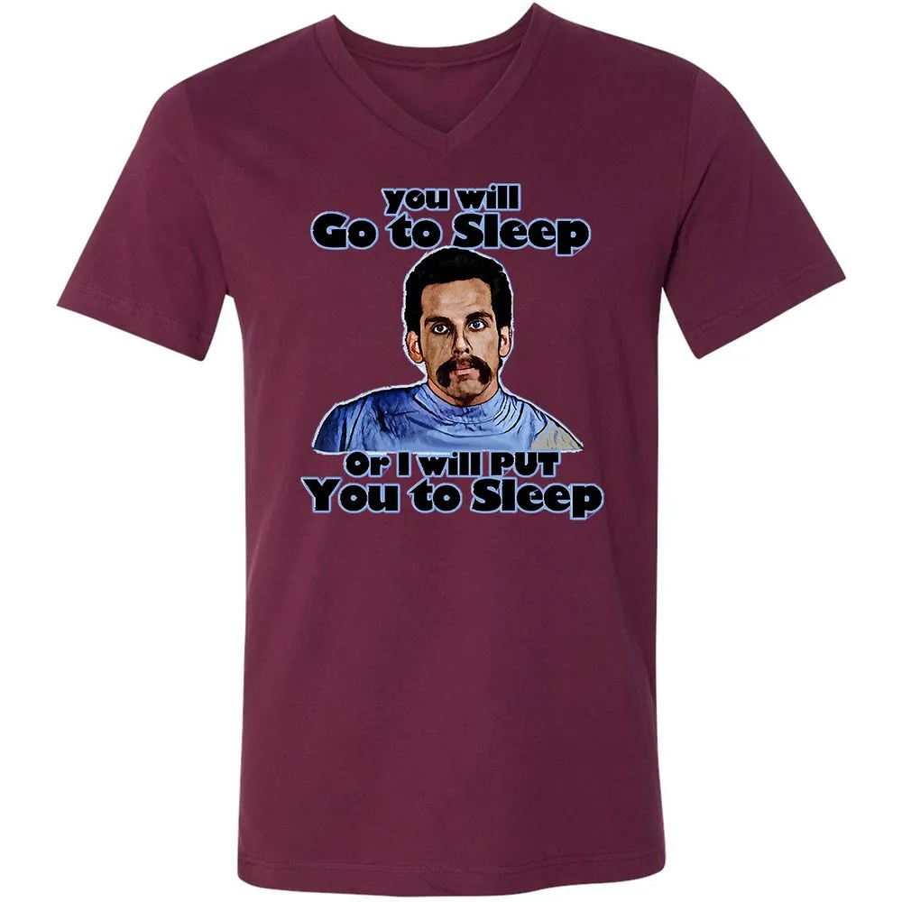 Unisex V-Neck T-Shirt - 1J1J2238 - Maroon - 6