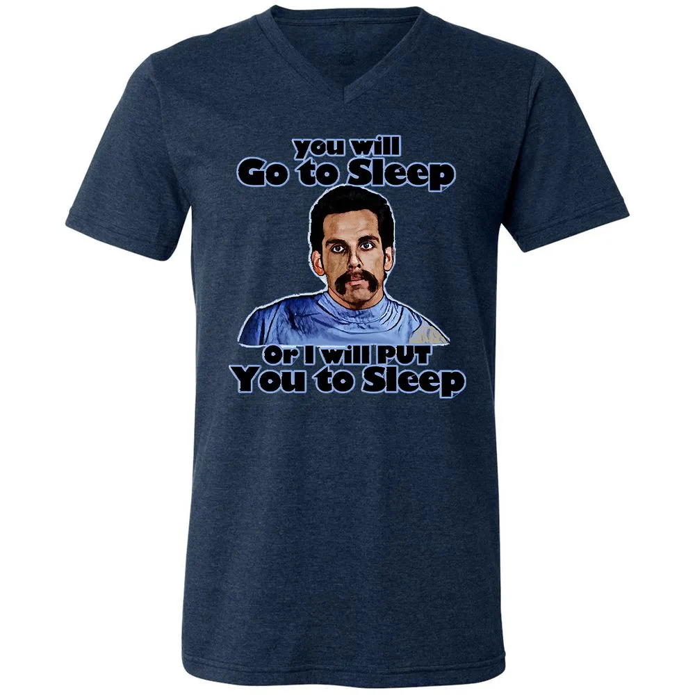 Unisex V-Neck T-Shirt - 1J1J2238 - Heather Navy - 15