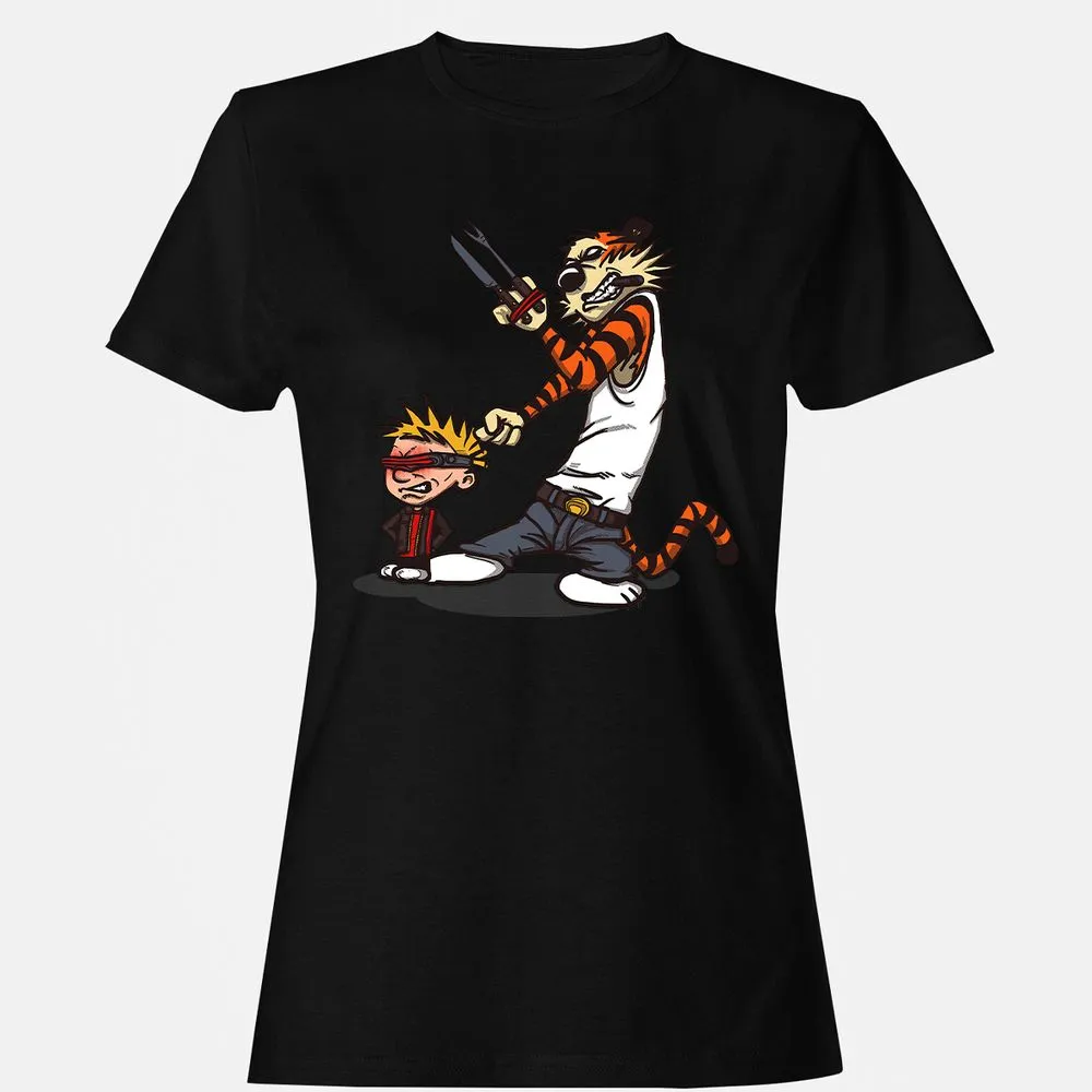 Women's T-Shirt - 6P5XEGXQ - Black - 16