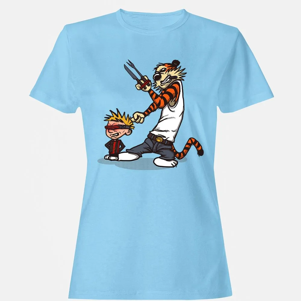 Women's T-Shirt - 6P5XEGXQ - Light Blue - 8
