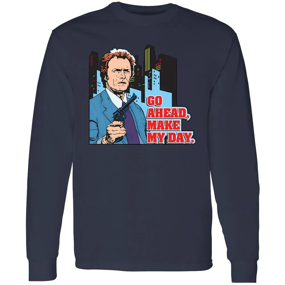 Long Sleeve T-Shirt - XZSZHKRY - Navy - 12
