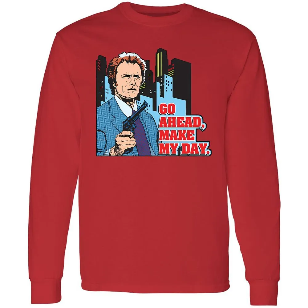 Long Sleeve T-Shirt - XZSZHKRY - Red - 14
