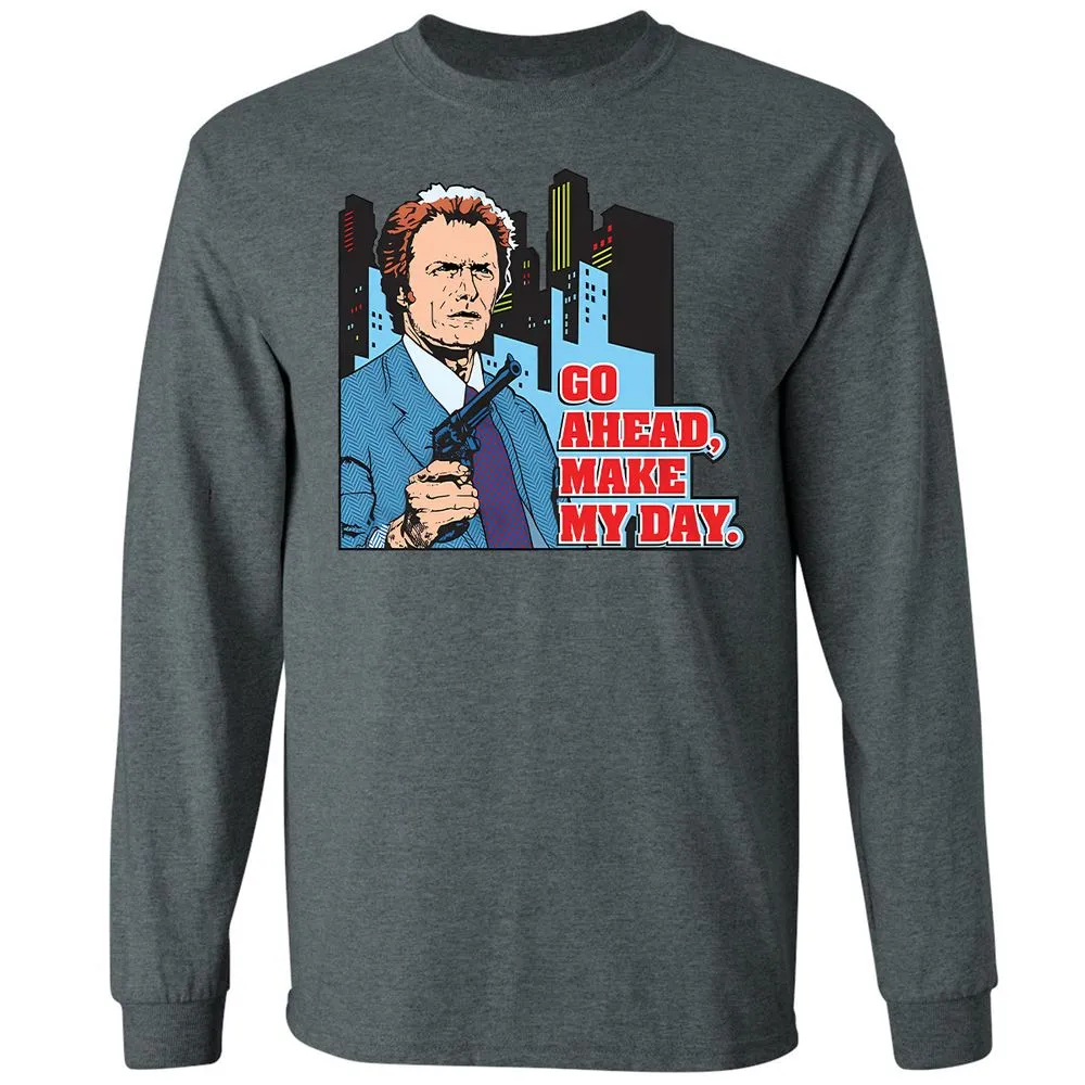 Long Sleeve T-Shirt - XZSZHKRY - Dark Heather - 15
