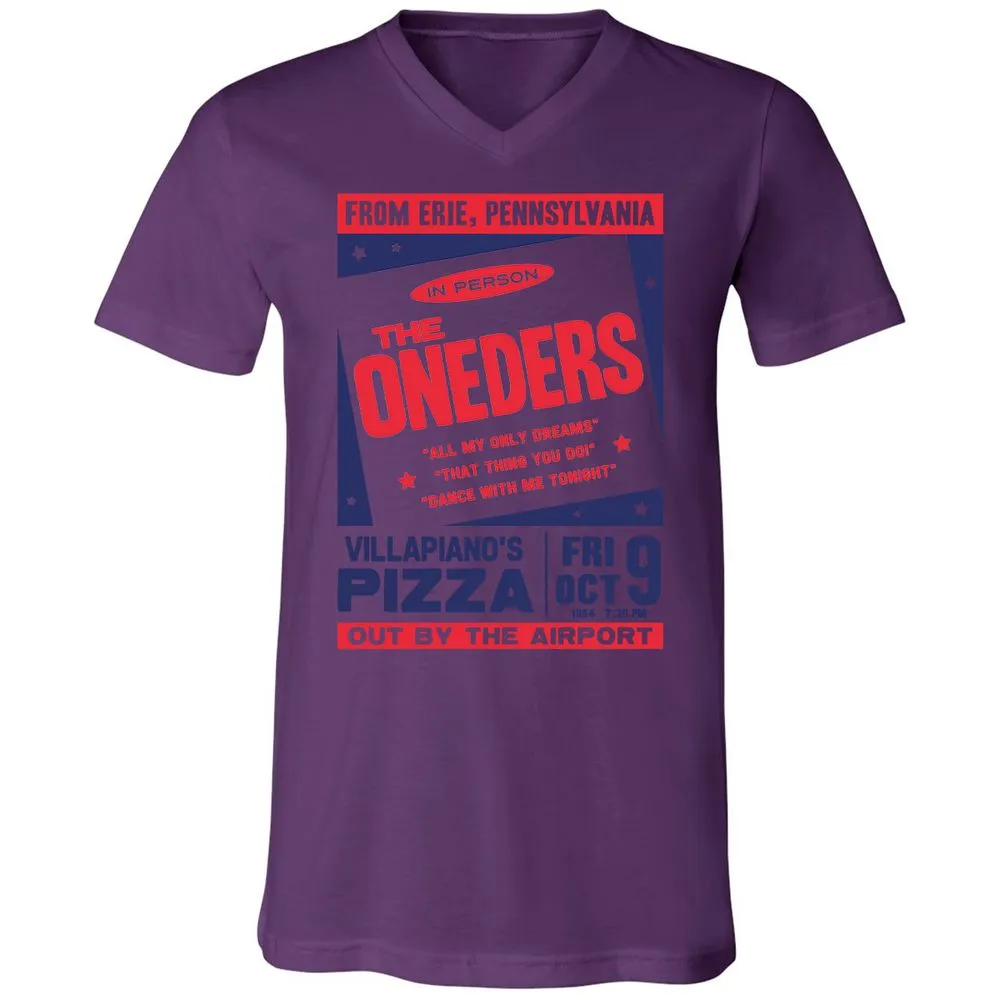 Unisex V-Neck T-Shirt - AXSZ55KM - Team Purple - 2