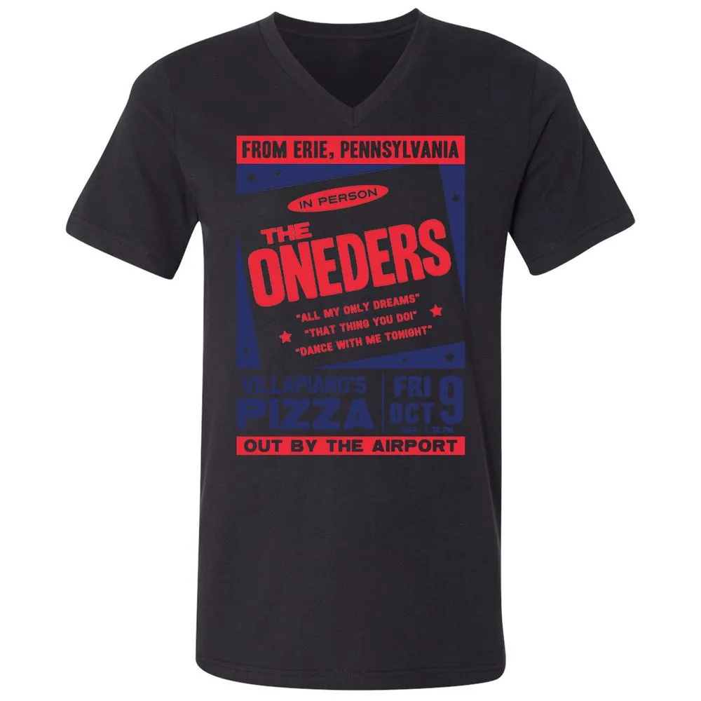 Unisex V-Neck T-Shirt - AXSZ55KM - Black - 16