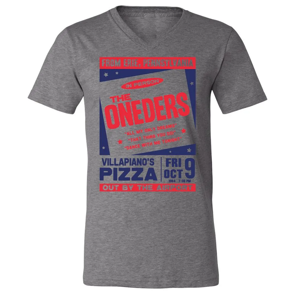 Unisex V-Neck T-Shirt - AXSZ55KM - Deep Heather - 13