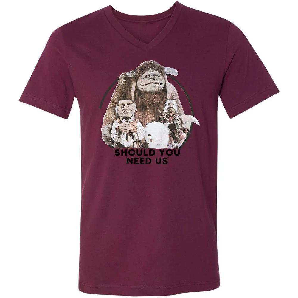 Unisex V-Neck T-Shirt - THA13UGY - Maroon - 6