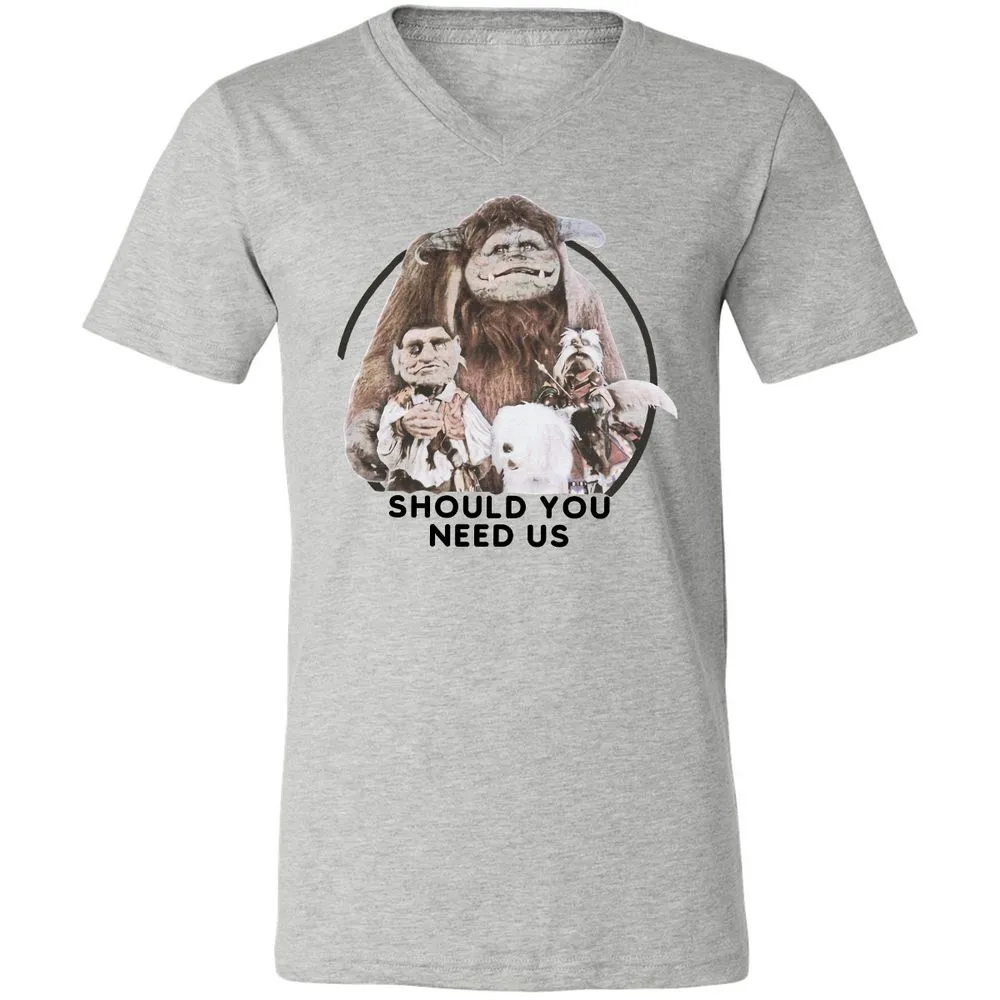 Unisex V-Neck T-Shirt - THA13UGY - Athletic Heather - 7