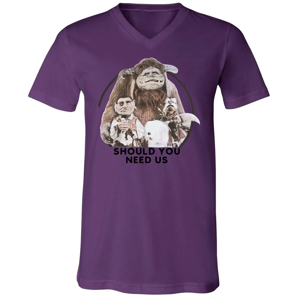 Unisex V-Neck T-Shirt - THA13UGY - Team Purple - 2